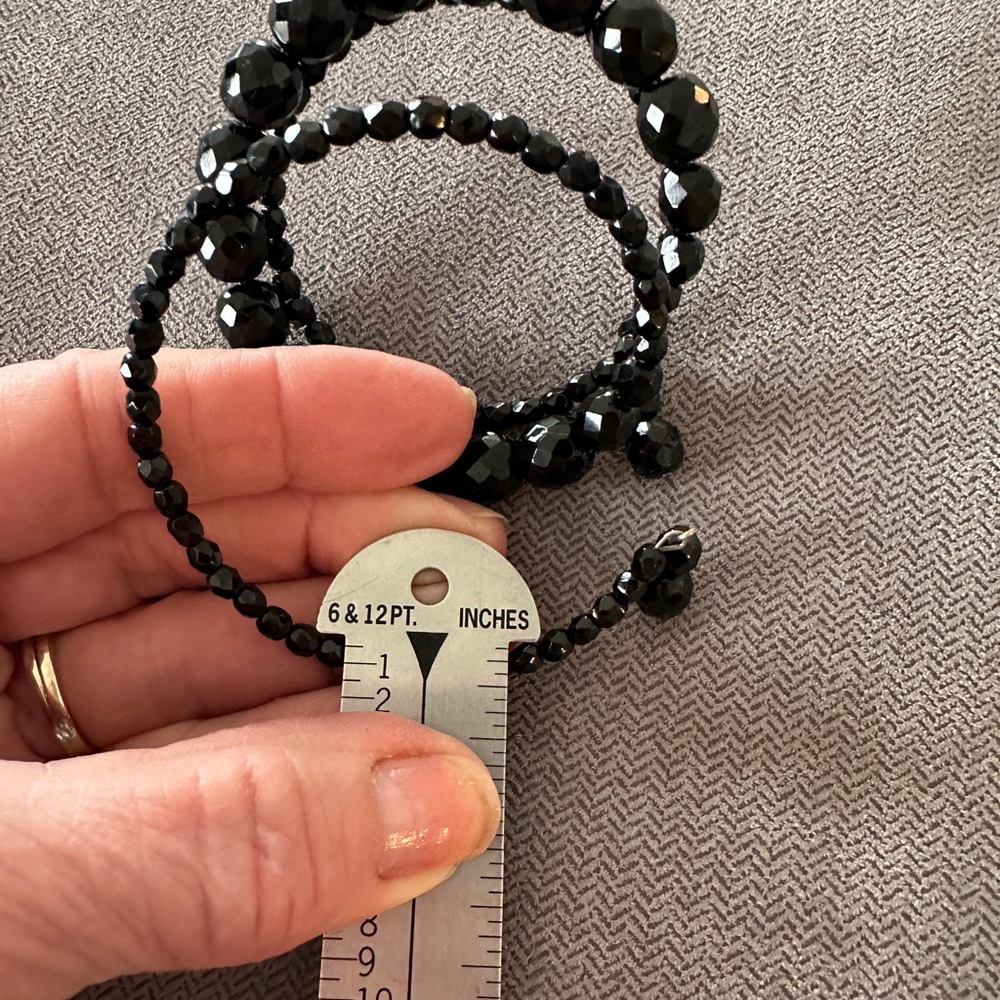 Black Rhinestone bracelet